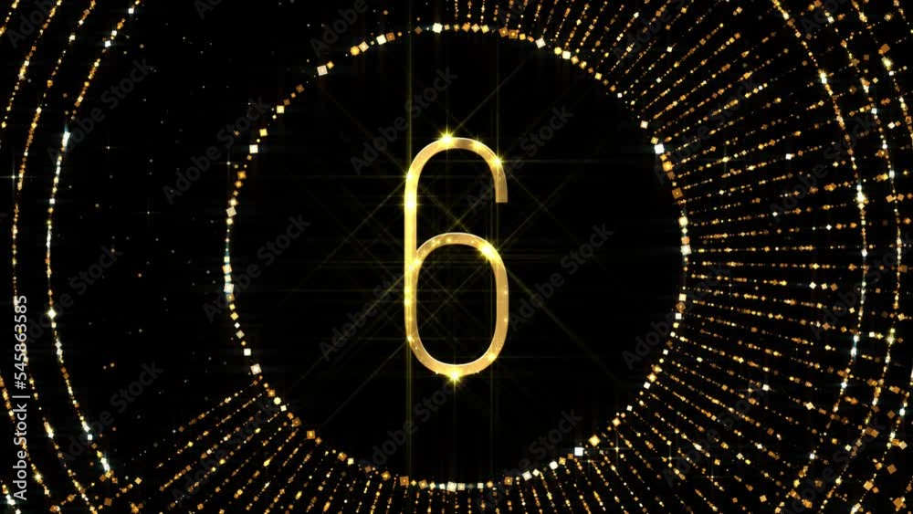 Festive countdown from 10 to 0