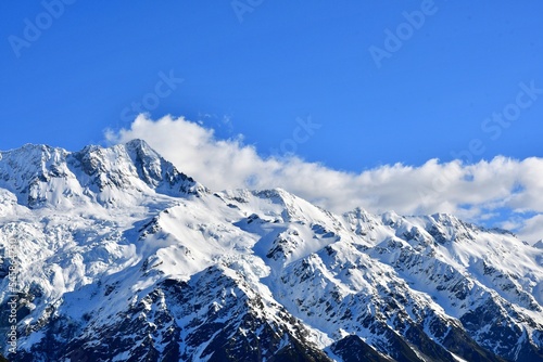 snow covered mountains © Swiwat11