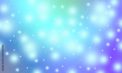 Abstract Blurred background. Blue Green Purple gradient backdrop with bokeh effect