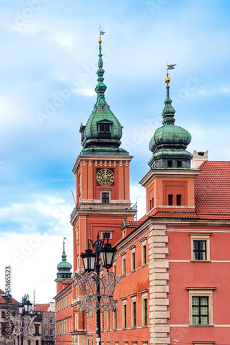 Old Market Square in Warsaw, Poland