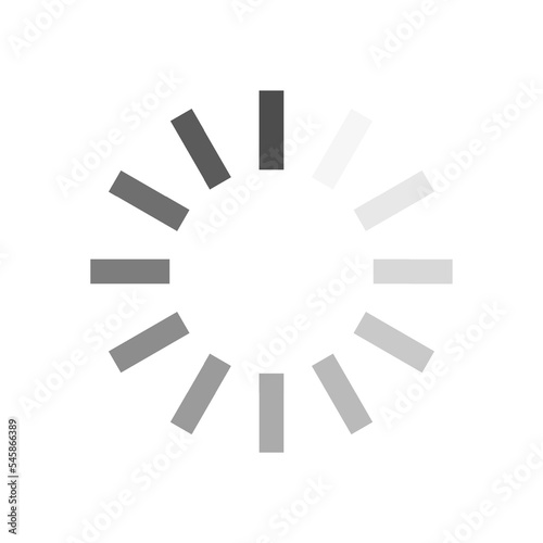 Download sign. Load icon. Load system. Data load. Loading bar. Froze computer. Vector stock illustration. Vector illustration