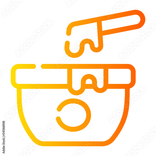 waxing gradient icon
