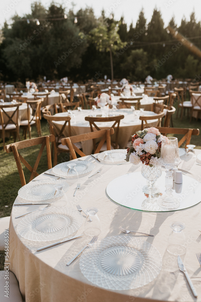 Fototapeta premium table setting