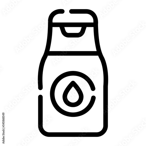makeup remover line icon