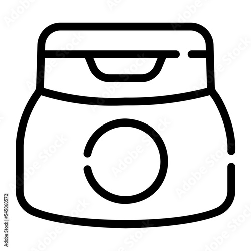 moisturizer line icon