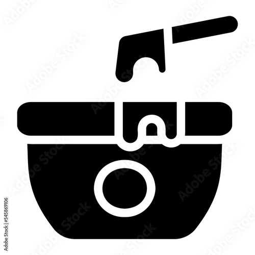 waxing glyph icon