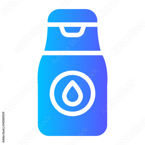 makeup remover gradient icon