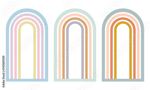 Decorative vector rainbow background. Decorative background pattern for birthday and decoration.