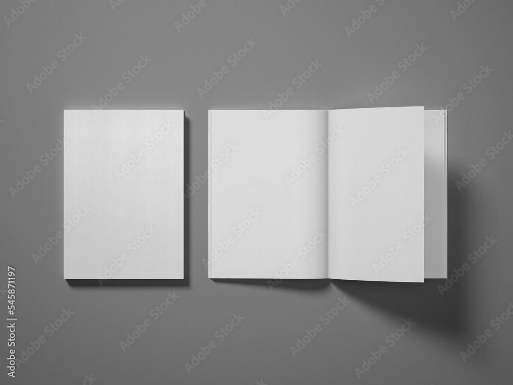 Magazine or a Book on a Background Screen Magazine or a Book on a Background Screen