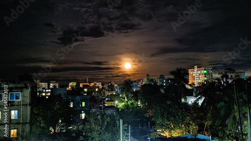 moon beauty nightscape view