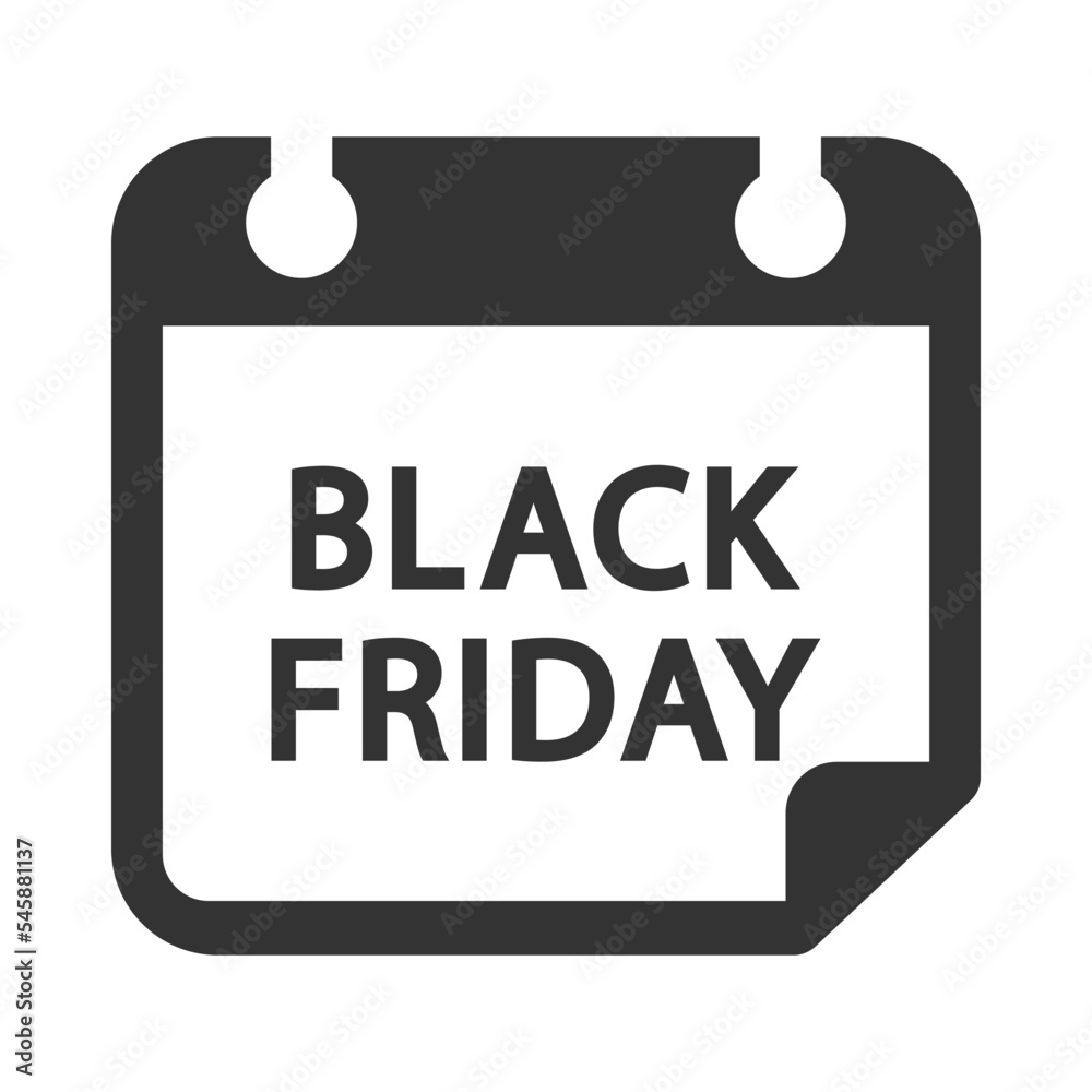 Black Friday date icon Black Friday date icon