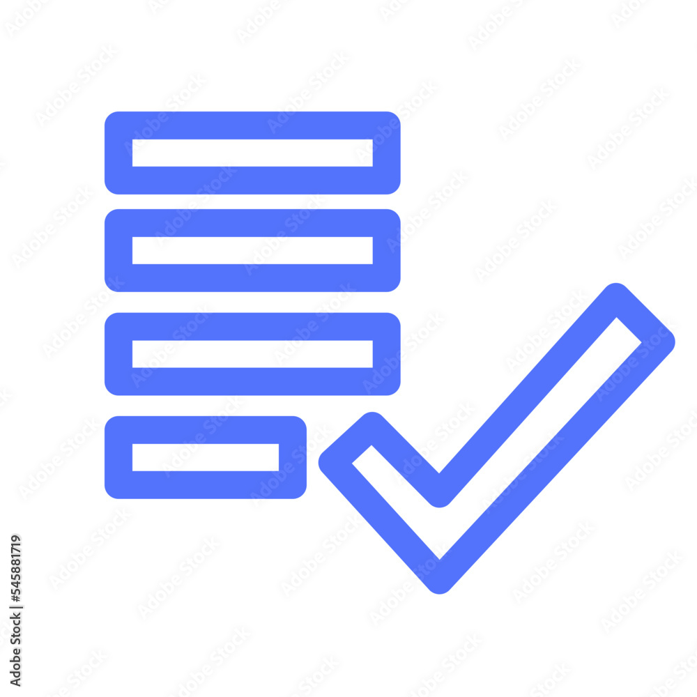 Check List Multimedia Player Playlist Icon Check List Multimedia Player Playlist Icon