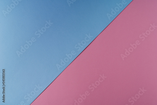 Background of blue and pink paper of pastel colors  geometric pattern.