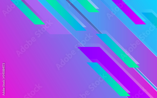 Abstract colorful stripes shape background