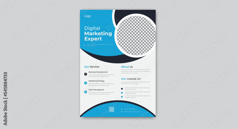 Business flyer template and digital marketing agency flyer template Business flyer template and digital marketing agency flyer template