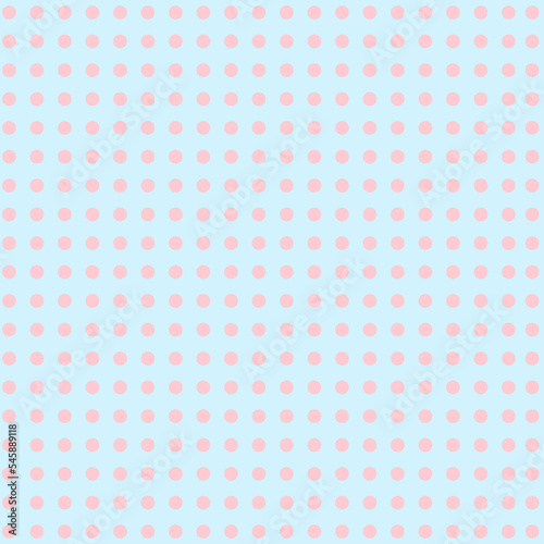 Seamless circus pattern. Pink circus on blue background with a circle