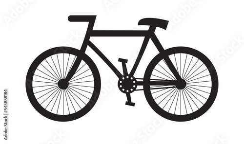 bicycle isolated on white background