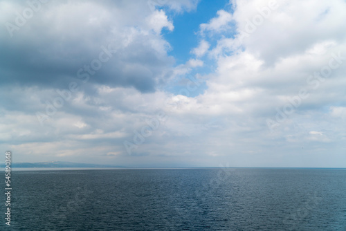 Beautiful Seascape with Clouds