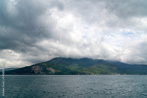 Beautiful Seascape with Storm Clouds