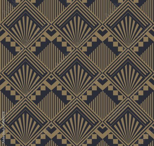 Geometric seamless pattern wallpaper vector design