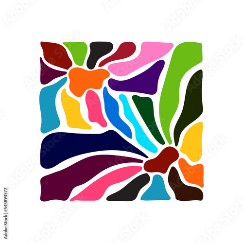 Vector Minimalism Floral Illustartion