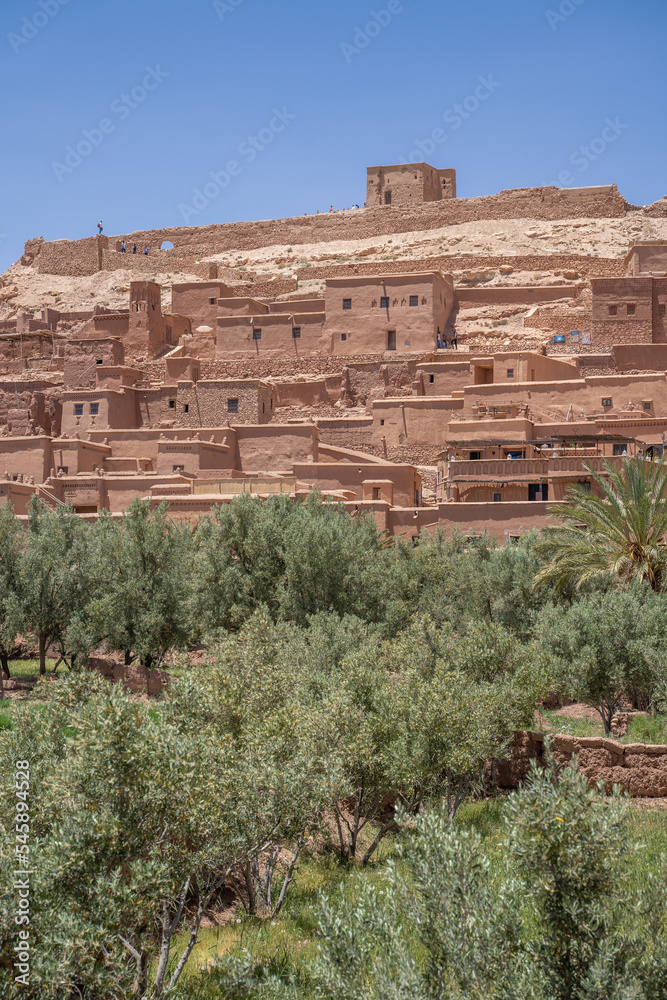 An ancient fortress city in Morocco near Ouarzazate