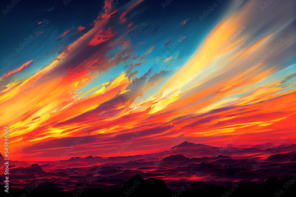 Sunset Digital Art