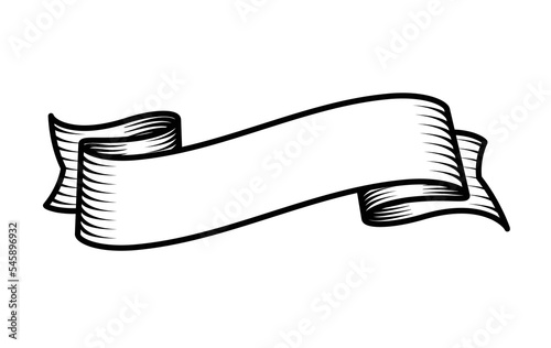 stylish blank wide vintage tattoo ribbon