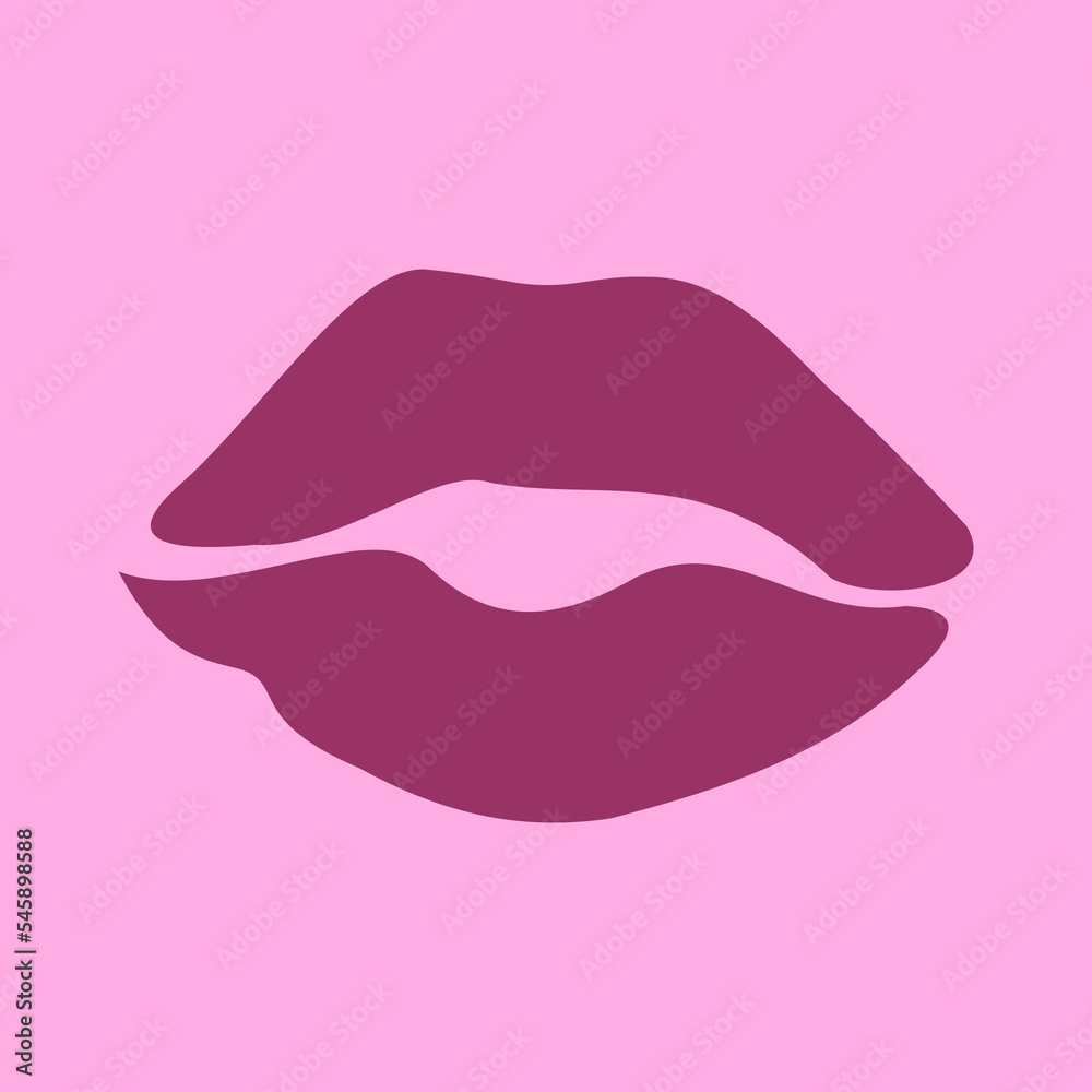 illustration of a lips