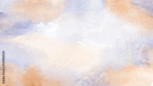 Abstract Terracotta Dreamy Watercolor Background
