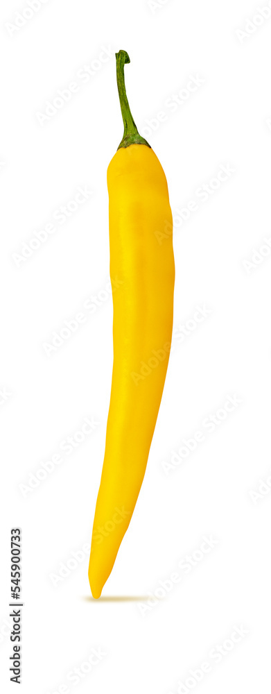 Pepper isolated on white background with clipping path Pepper isolated on white background with clipping path