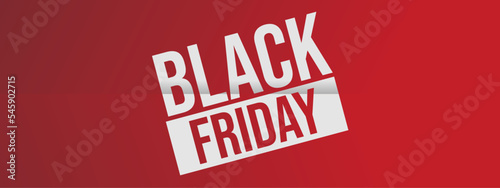 Vector red background.Black friday white isolated by red.Perfect to use for various types of graphic design assets,print,digital and others