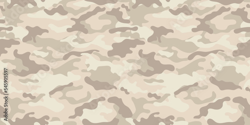 Desert camouflage military pattern. Vector camouflage pattern for clothing design.