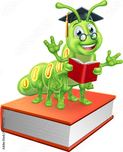 Book Worm Caterpillar Chara...