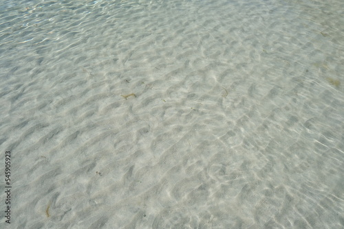 Transparent sea surface  natural sea water background