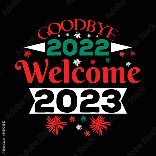 HAPPY NEW YEAR T-SHIRT DESIGN 2023