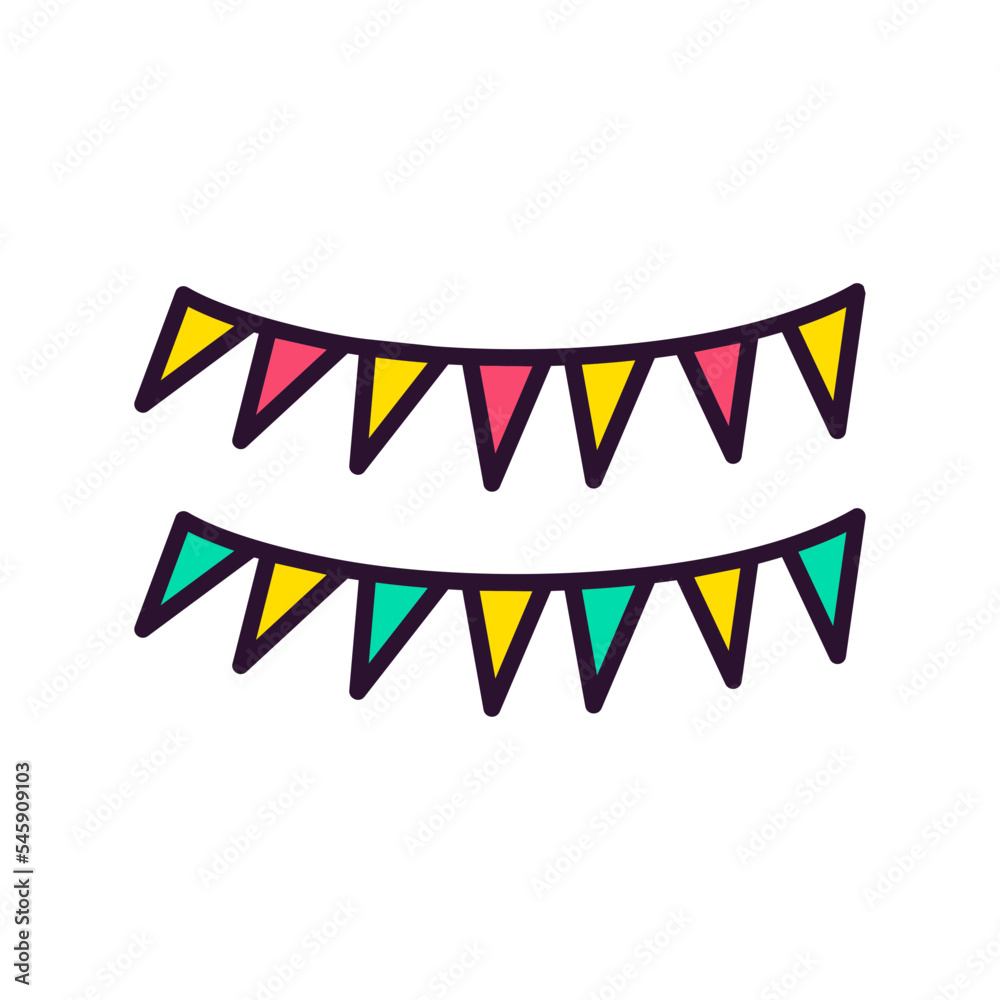 Obraz premium Garland Icon
