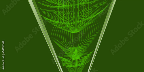 Dark green abstract background. Contain sage shapes for wallpaper oder business card.