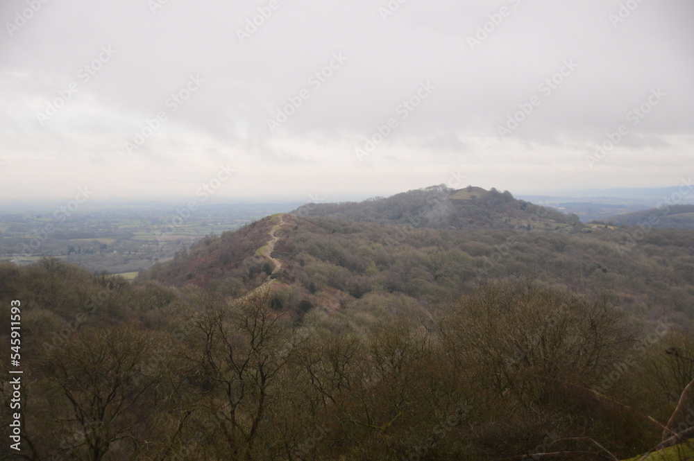 the views at the top of British camp during a foggy day the views at the top of British camp during a foggy day