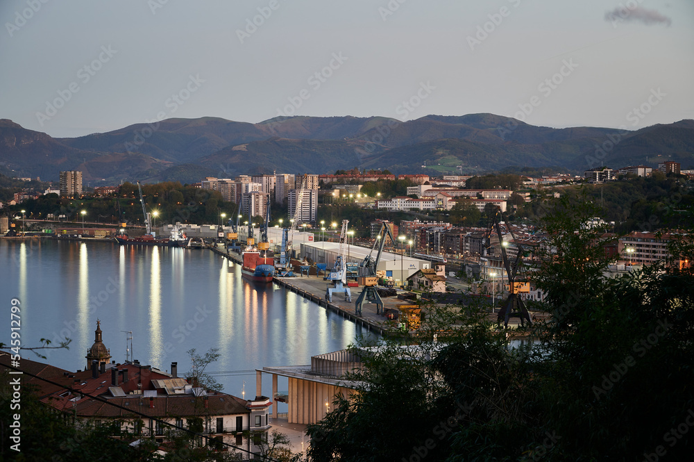 Pasaia harbour view from Pasaia San Pedro