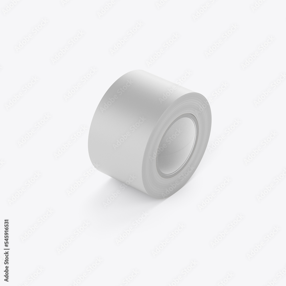 Paper Duct Tape Mockup. 3D render Paper Duct Tape Mockup. 3D render