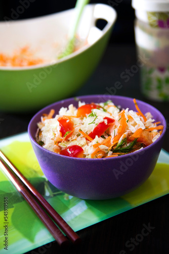 fresh vegetable salad for dinner