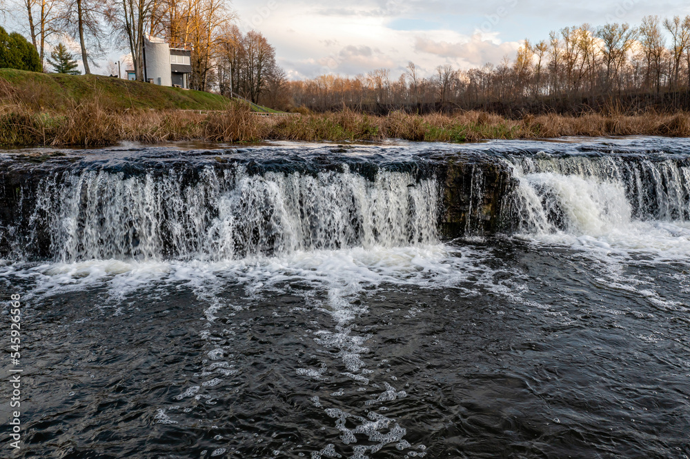 Venta Rapid waterfall - Ventas Rumba, the widest waterfall in Europe Venta Rapid waterfall - Ventas Rumba, the widest waterfall in Europe