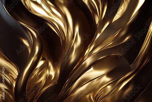 Smooth elegant golden satin background.