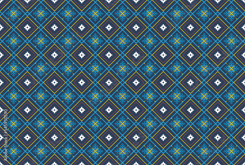 Ethnic-style seamless vector pattern. Tribal motif on a geometric background. Printing ornaments for paper, wallpaper, covers, textiles, fabric, apparel, and other materials