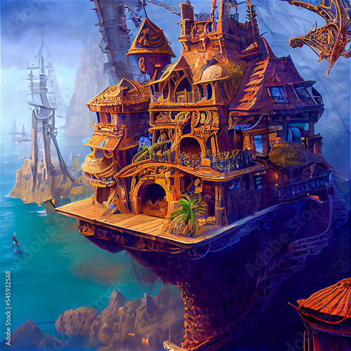 Pirate ship fantasy