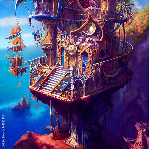 Pirate ship fantasy