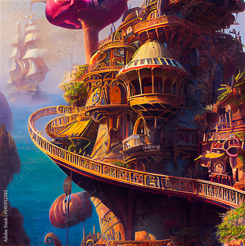 Pirate ship fantasy