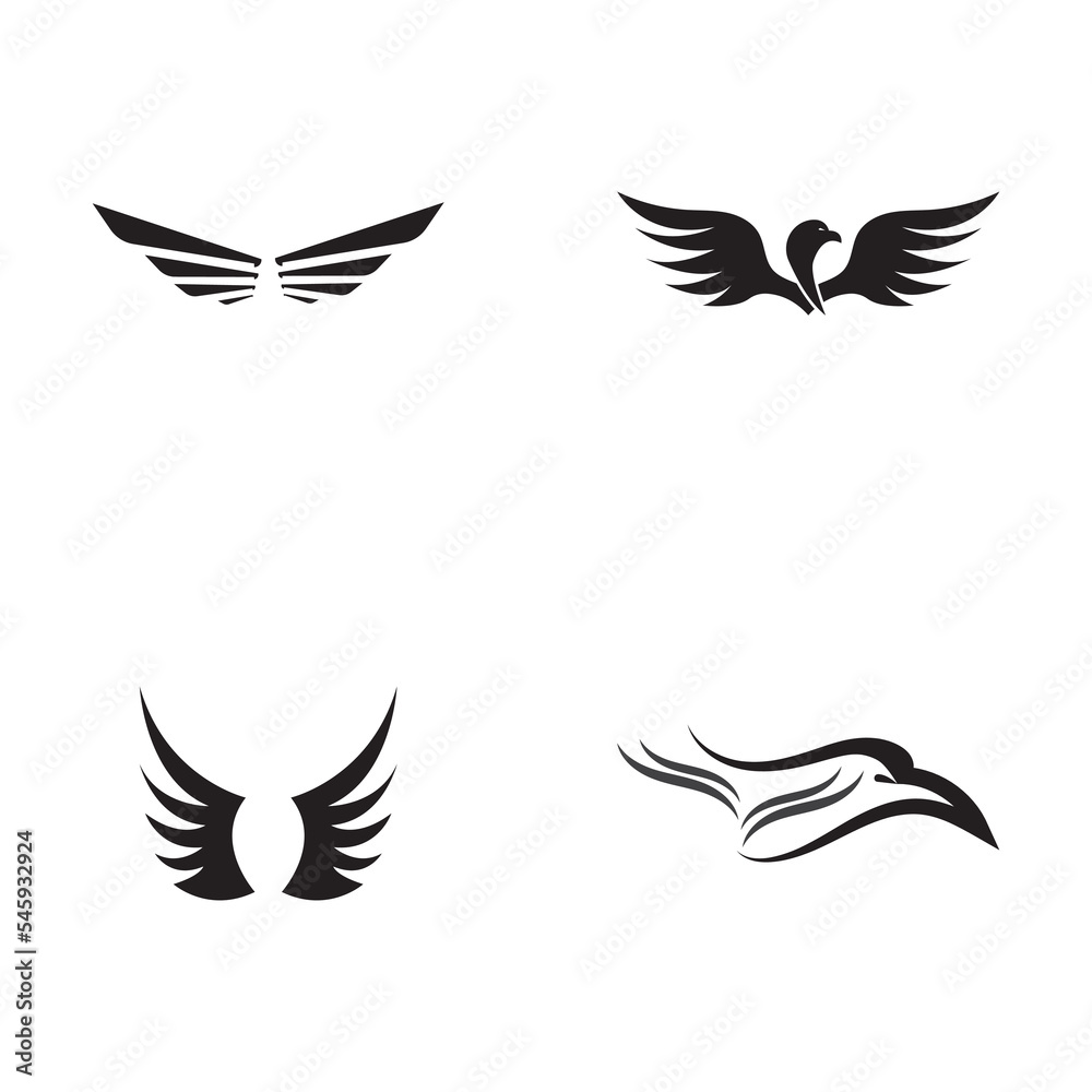 Falcon Eagle Logo Template vector illustration design Falcon Eagle Logo Template vector illustration design