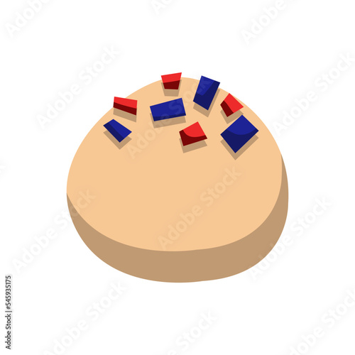Cookie illustration. Illustration vector for UI and UX, website or mobile application.